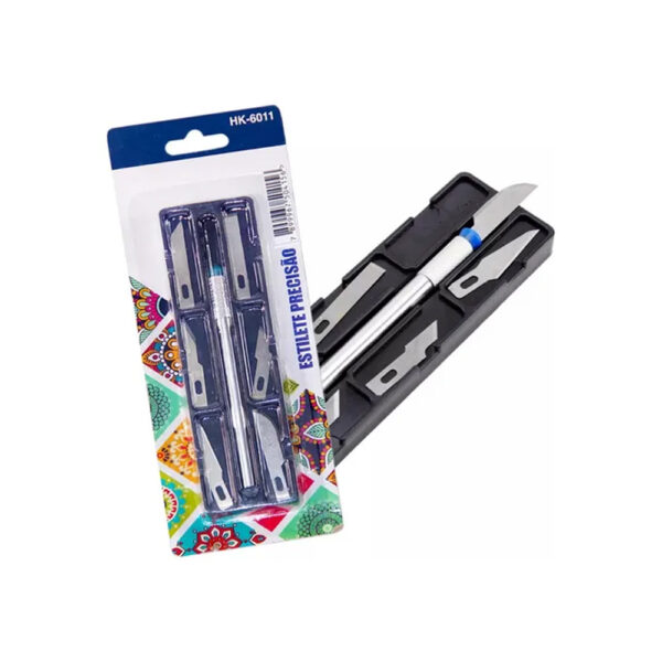 Kit Estilete de Precisão com 6 lâminas - Imagem 4