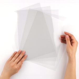 Folhas de Acetato Transparente 0,20 A4 10 Unid